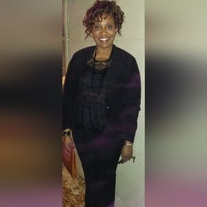 Elegant Black Dress with Beaded Details